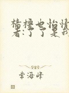 樯橹也怡情 作者:了了是我