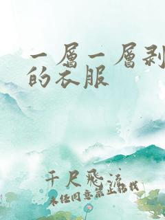 一层一层剥开你的衣服