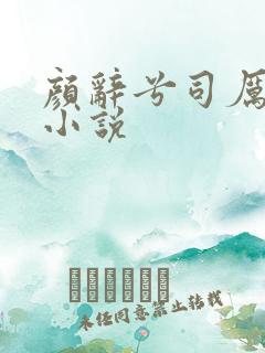 颜辞兮司厉辰的小说