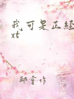 我可是正经人txt