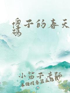 傻子的春天无乱码