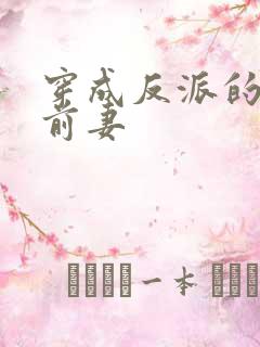 穿成反派的炮灰前妻