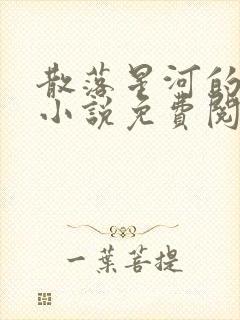 散落星河的记忆小说免费阅读全文