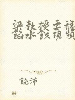 梁教授要稳住肉馅水饺视频