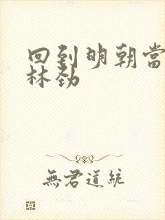 回到明朝当王爷林劲