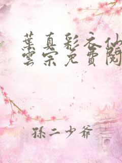 叶真彩衣仙子齐云宗免费阅读无弹窗