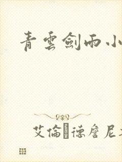 青云剑雨小说