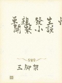 单亲 发生 性 关系小说