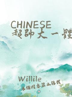 CHINESE超帅大一体育系精牛