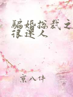 骗婚总裁之老婆很迷人