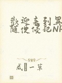 欢迎来到异世界随便侵犯NPC