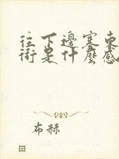 往下边塞东西逛街是什么感觉