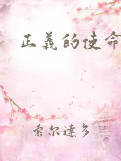 正义的使命小说