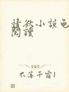 情欲小说龟全文阅读