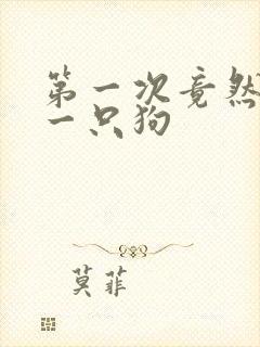 第一次竟然给了一只狗