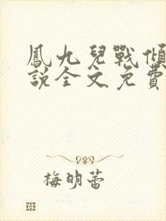 凤九儿战倾城小说全文免费阅读无弹窗