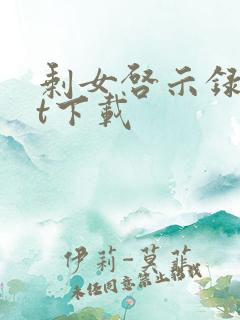 剩女启示录txt下载