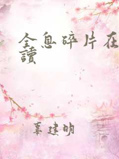 全息碎片在线阅读