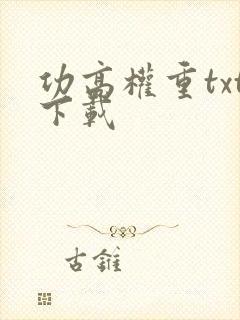 功高权重txt下载