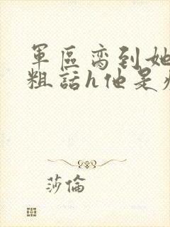 军区脔到她哭h粗话h他是疯批