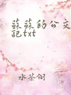 苏苏的公交车日记txt