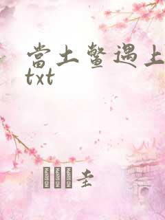 当土鳖遇上海龟txt