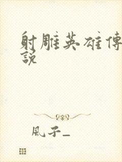 射雕英雄传 小说