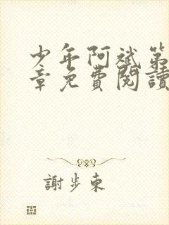 少年阿斌第13章免费阅读