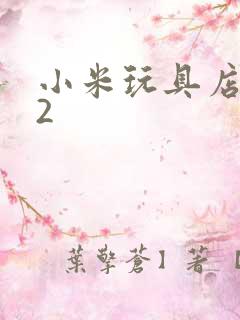 小米玩具店老板2