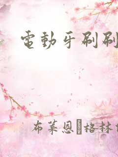 电动牙刷刷尿孔