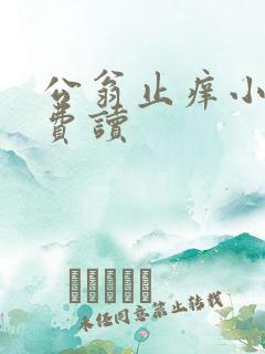 公翁止痒小说免费读