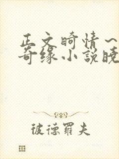 正文畸情～内裤奇缘小说晓雯