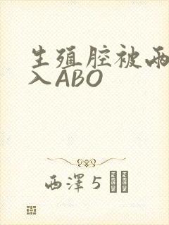 生殖腔被两根进入ABO