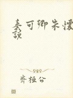 秦可卿朱怀镜小说