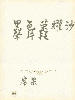 黑色荣耀沙发原声片段