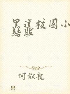 黑道校园小说完结版