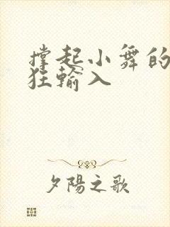 撑起小舞的腿疯狂输入