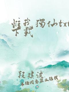 惟我独仙txt下载