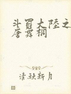 斗罗大陆之肉奴唐舞桐