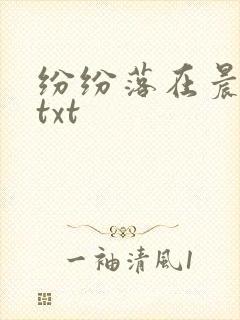 纷纷落在晨色里txt