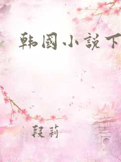韩国小说下载