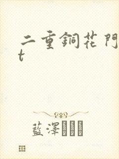 二重铜花门txt