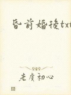 昏前婚后txt