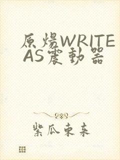 原炀WRITE AS震动器