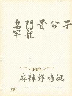 名门贵公子炙热牢笼