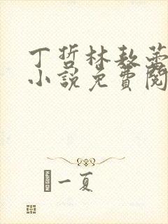 丁哲林敖蕾主角小说免费阅读笔趣