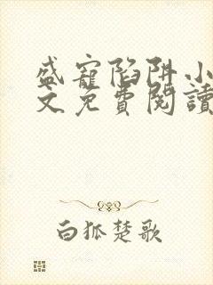 盛宠陷阱小说全文免费阅读