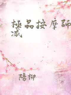 极品按摩师无删减