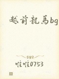 越前龙马bg