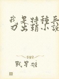 我是特种兵之利刃出鞘小说